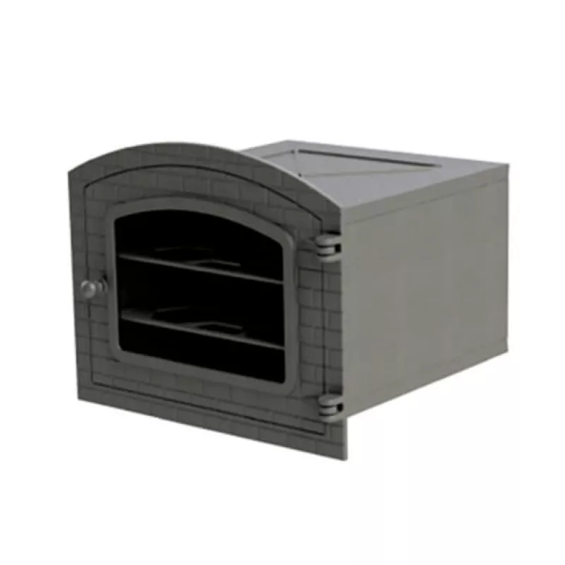 Forno Grande Colonial Com Vidro Fundição Libaneza