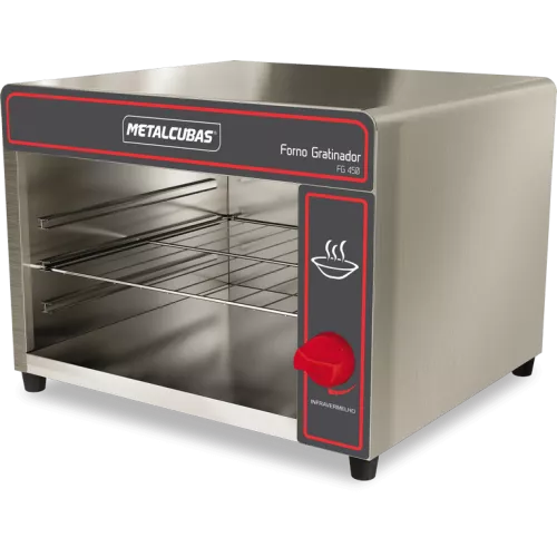 Forno Gratinador Metalcubas FG 450 a Gás