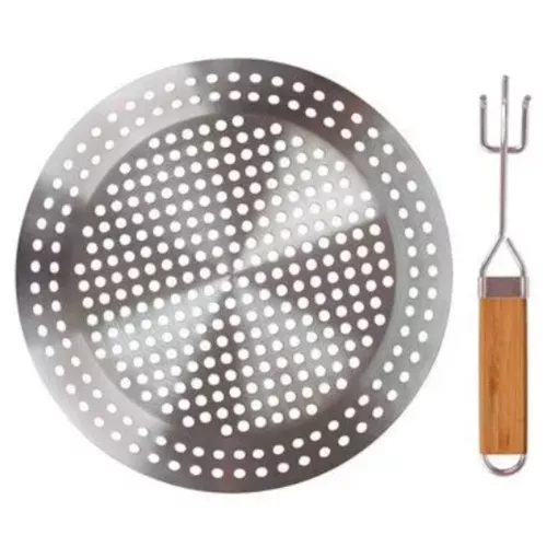 Frigideira Inox Para Grelhar 2 x 1 Mor