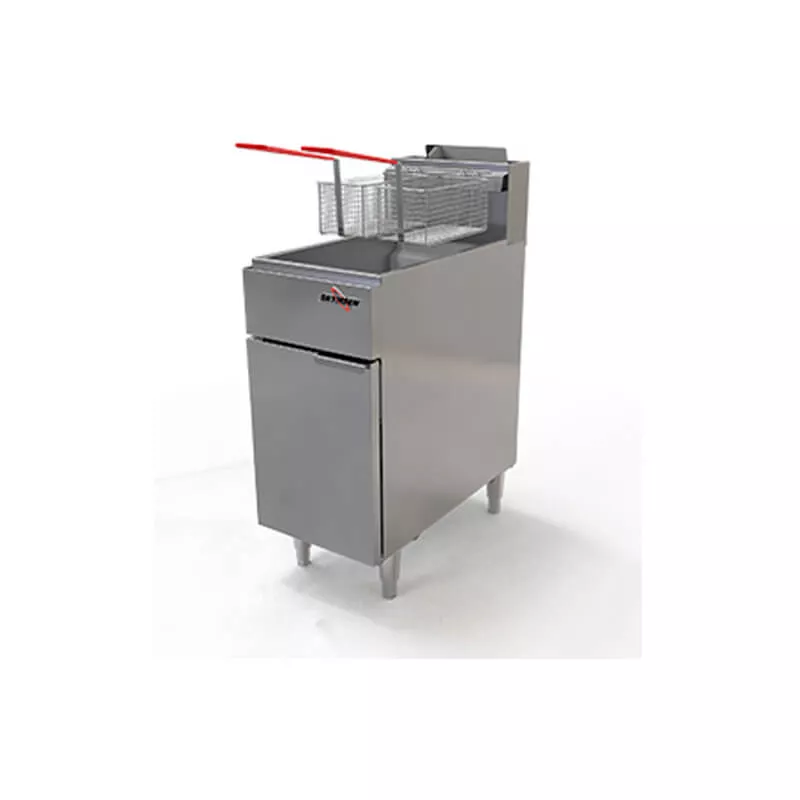 Fritadeira A Gás Skymsen Zona Fria Inox 20 L FG20 GLP