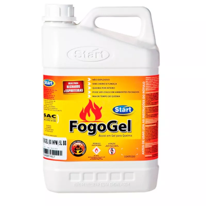 Acendedor Álcool em Gel Galão 5 Litros Star 