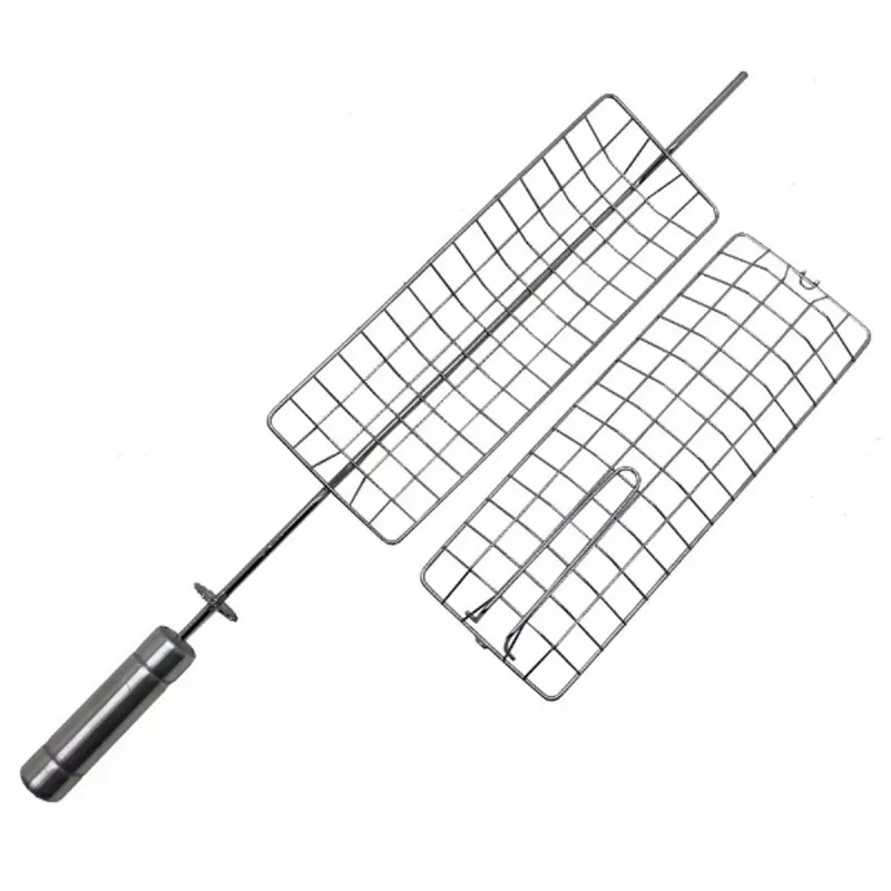 Espeto Giratório Peixe Super Luxo Inox Itajobi