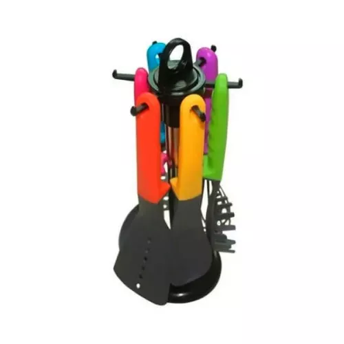 Conjunto 7 Utensílios Silicone Ecolumi