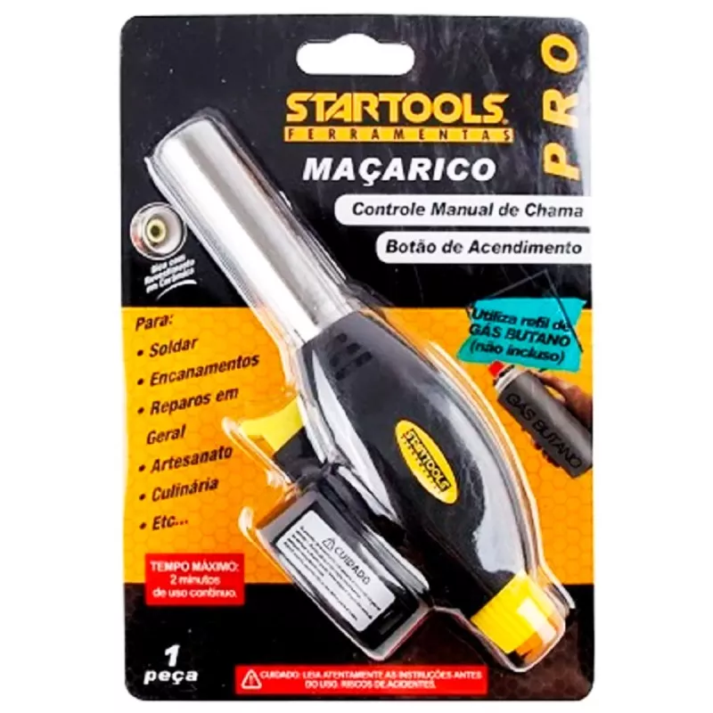 Maçarico Portátil Profissional Startools Ferramentas