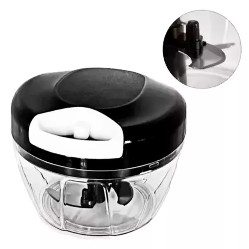Mini Processador de Alimentos 500 ml c/ 3 Lâminas 11,5cm Belakaza