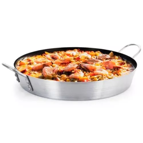 Paella Antiaderente Linha hotel Nº40 Alumínio Nacional