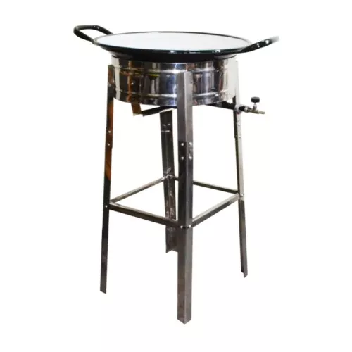 Pasteleiro Inox médio Com Pé com Tacho Com Mangueira ROA