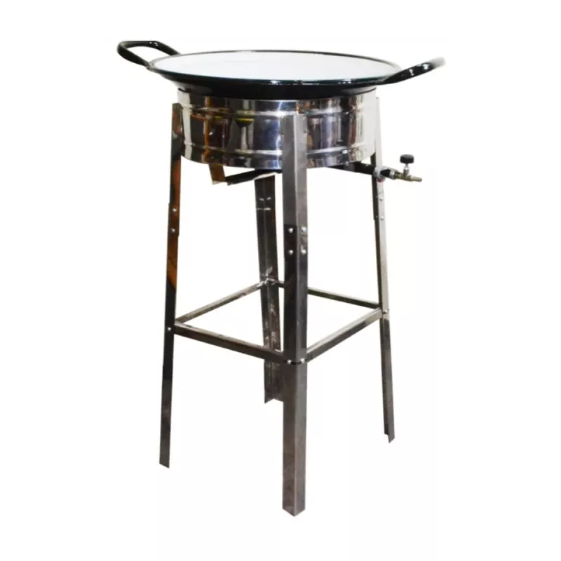 Pasteleiro Inox médio Com Pé com Tacho Com Mangueira ROA