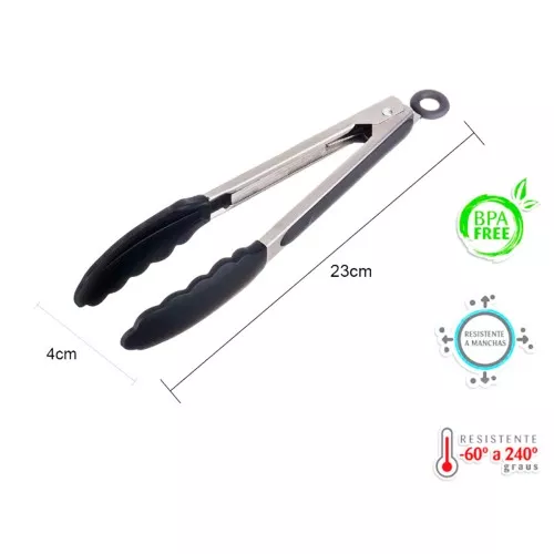 Pegador Inox e Silicone 30cm Weck