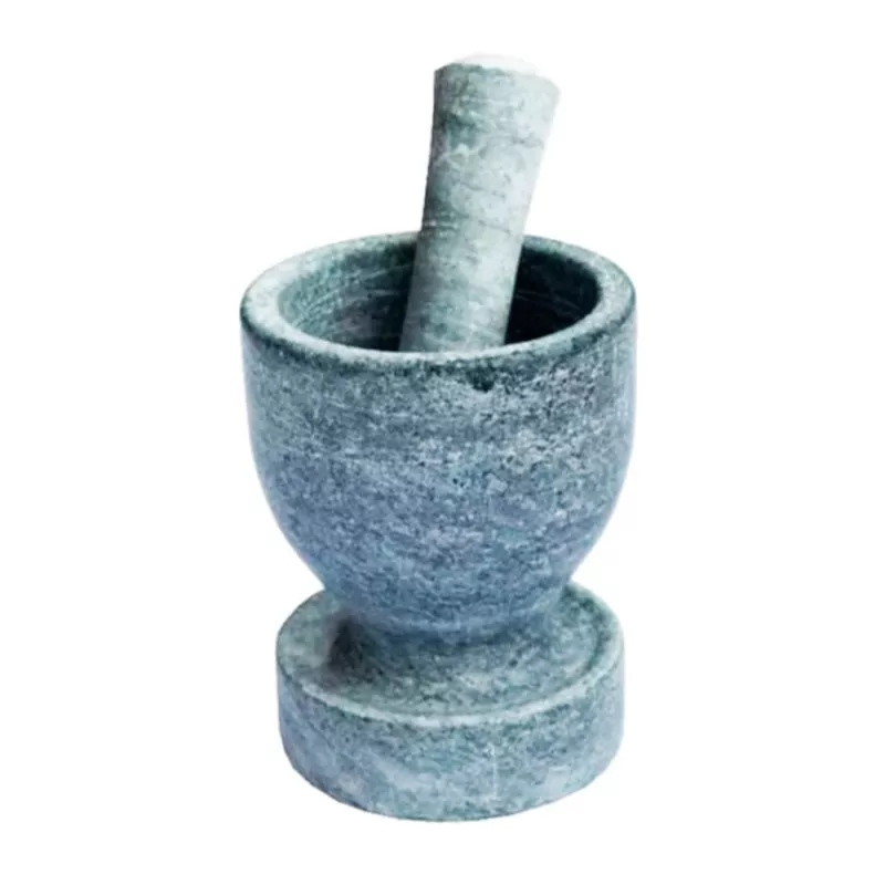 Pilão de Pedra Sabão Com Socador G Artesanato Dias
