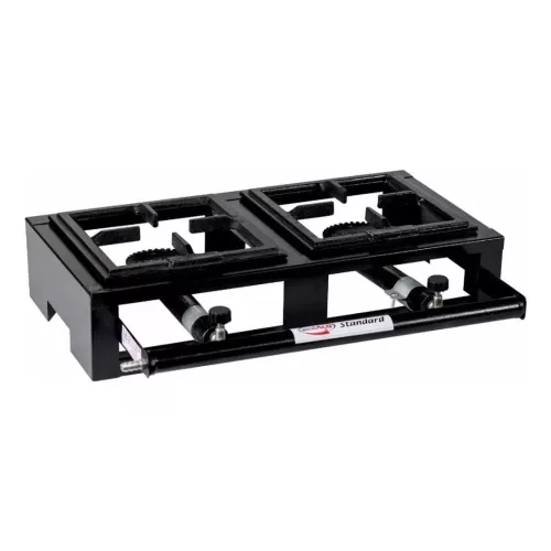 Fogão Mesa 2 Boca a Gás Industrial Standard Cristal Aço