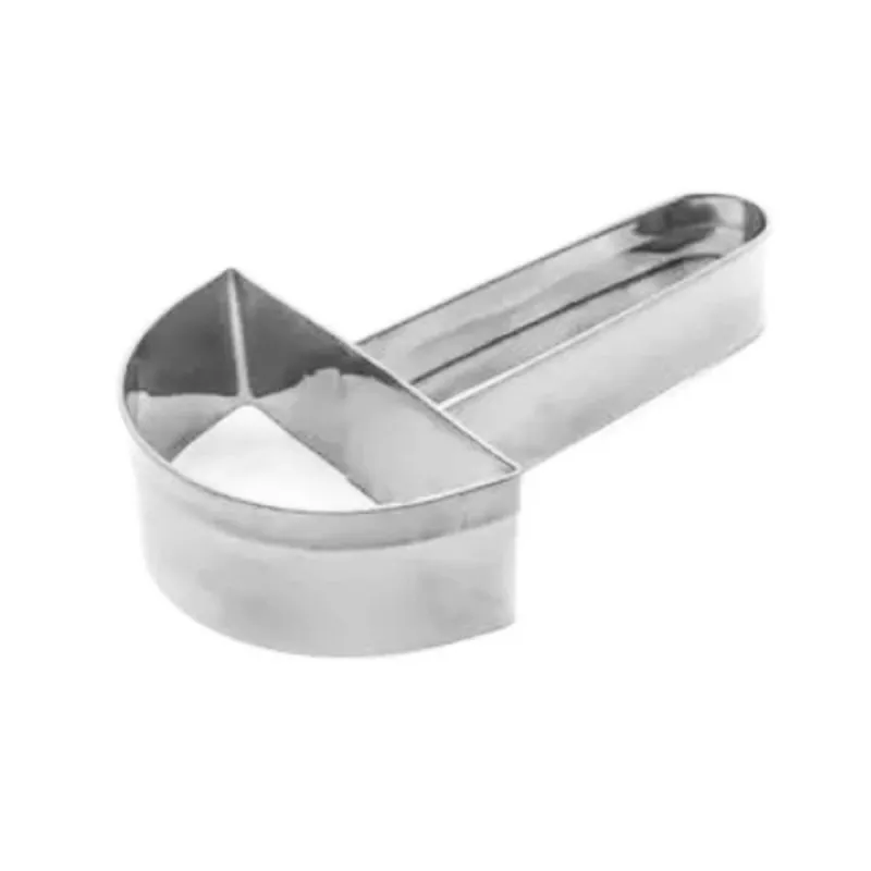Raspador Chocolate Meia Lua 10cm Inox Doupan