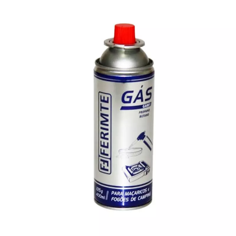 Refil Gás Butano Maçarico Fogareiro 400ML Ferimte