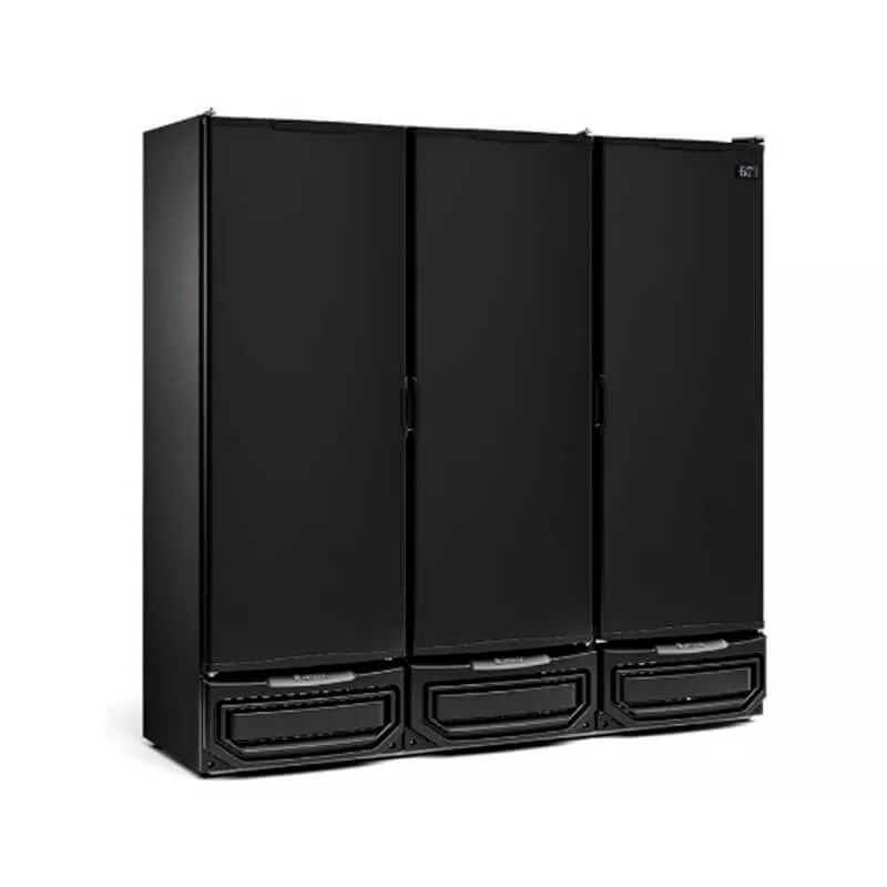 Refrigerador Vertical Conveniência GCBC- 1450C PR Gelopar
