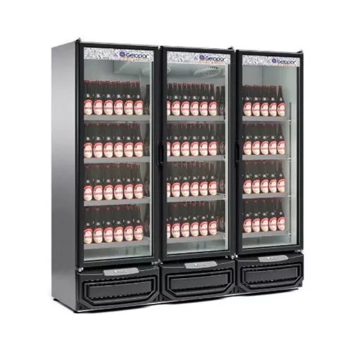 Refrigerador Vertical Conveniência GCBC- 1450 PR Gelopar