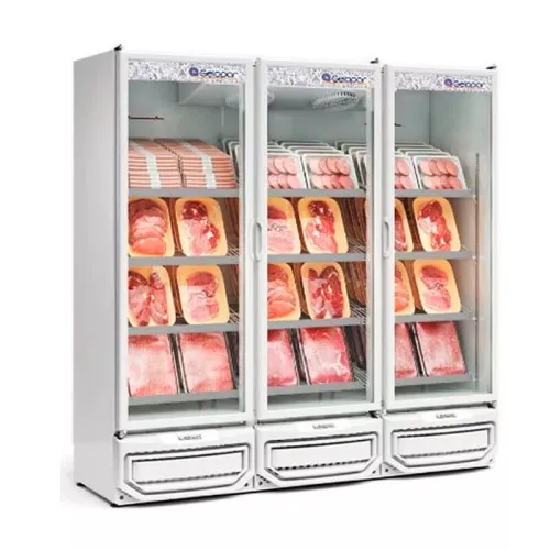 Refrigerador Vertical Conveniência GCBC- 1450 PR Gelopar