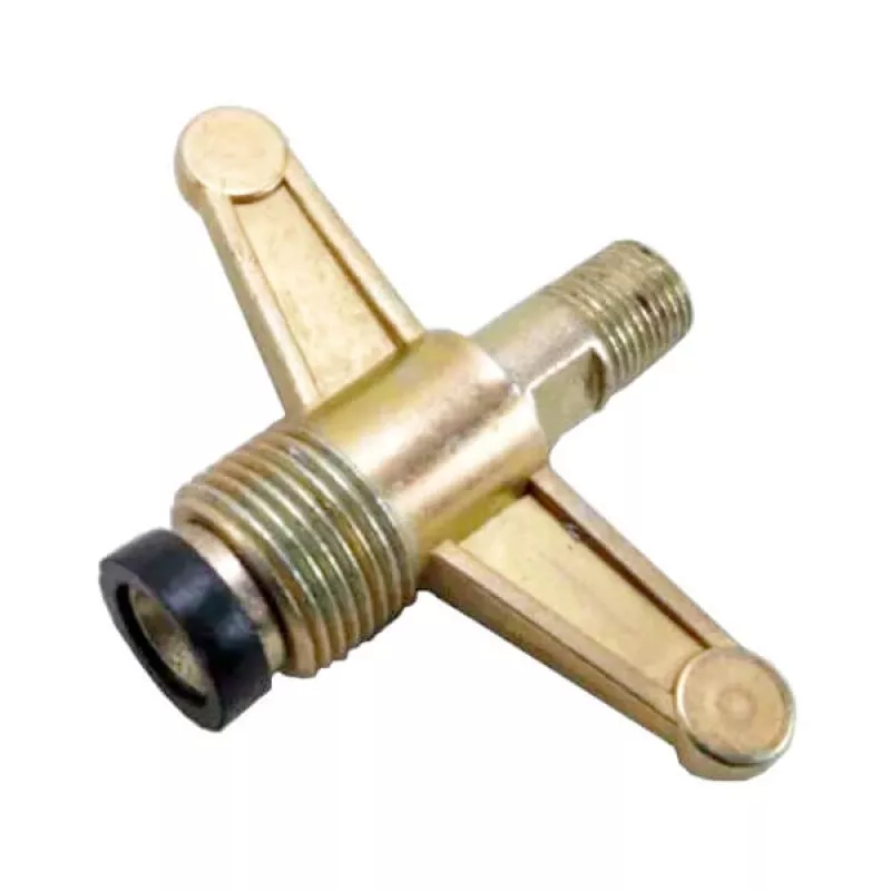 Registro Borboleta P13 Rosca Fina Zamak