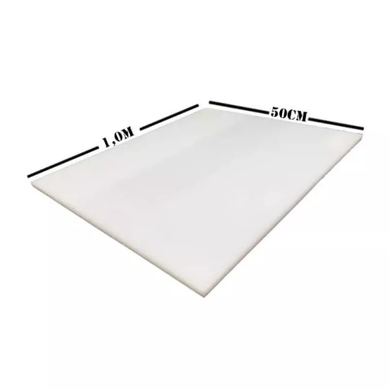 Tabua de Carne Polietileno 50x1,0 Metro Plásticos Mais 