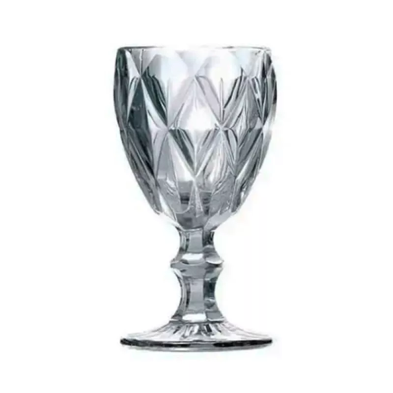 Taça Para Água Vidro Sodo Calcico Diamond Lyor 