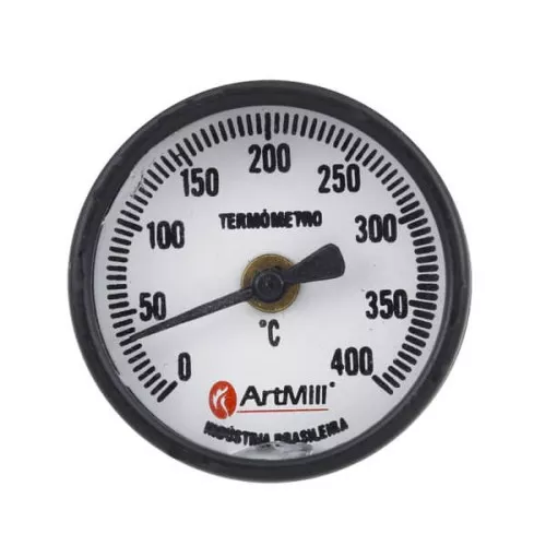 Termômetro 0-400ºC com haste 400 1/2 Artmill