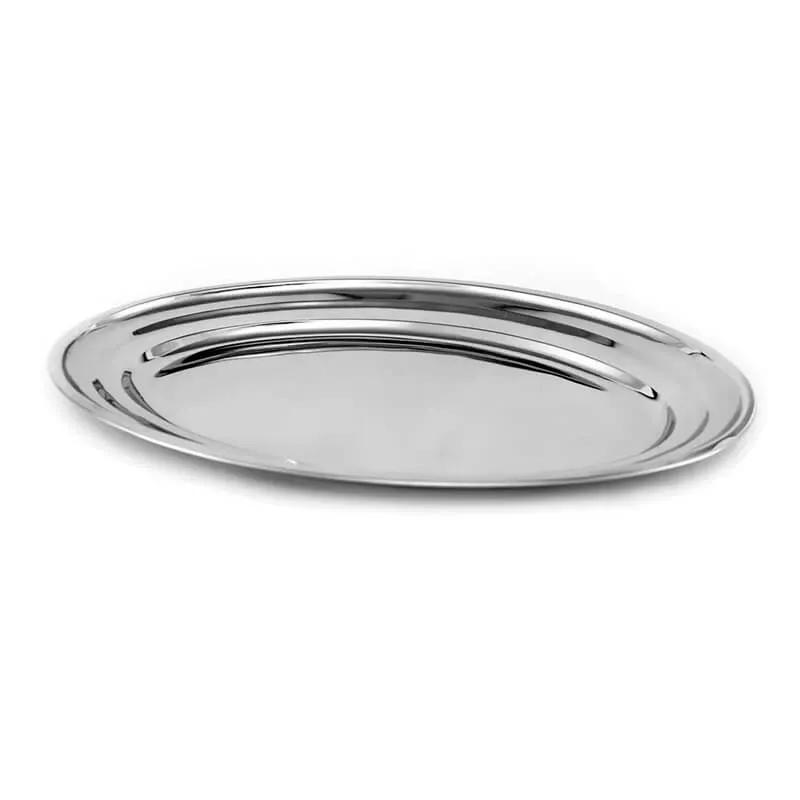 Travessa Rasa 25cm Inox Gedex