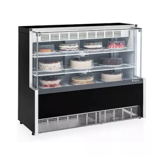 Vitrine Refrigerada Linha Aurora GPEA-140R PR Gelopar