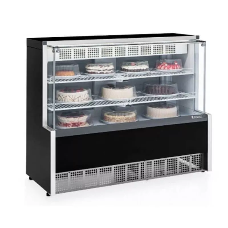 Vitrine Refrigerada Linha Aurora GPEA-140R PR Gelopar 