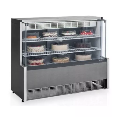 Vitrine Refrigerada Linha Aurora GPEA-140R PR Gelopar